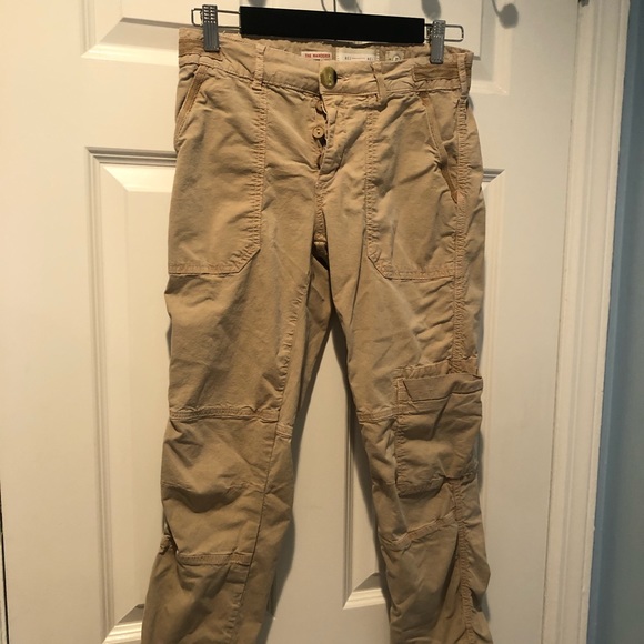 ANTHROPOLOGIE KHAKI UTILITY PANTS - Picture 3 of 5
